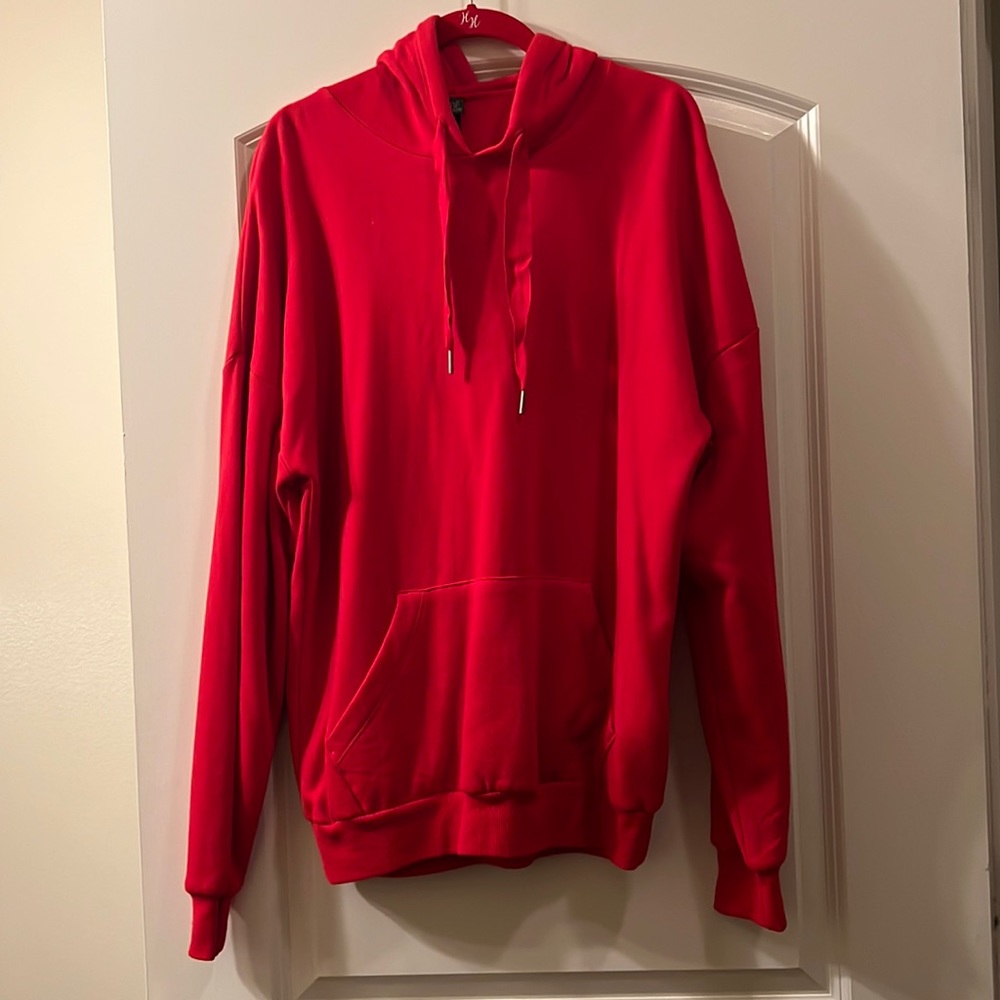 Bright Red Sweatshirt